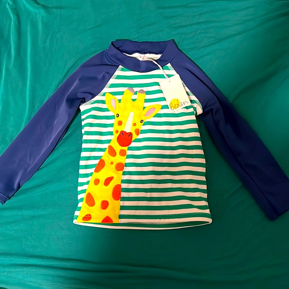 NWT Baby Boden Appliqué Rash guard 18-24 mo